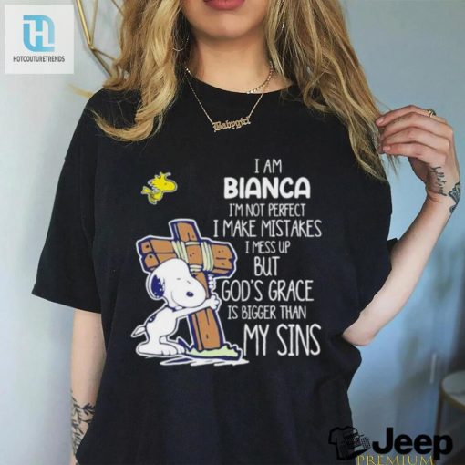Snoopy And Woodstock I Am Bianca Im Not Perfect I Make Mistakes I Mess Up Shirt hotcouturetrends 1 6
