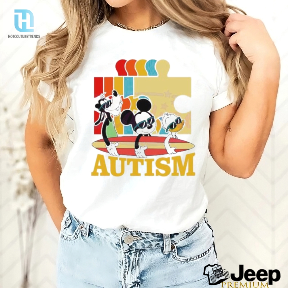 Funny Mickey Donald Goofy Autism Shirt 
