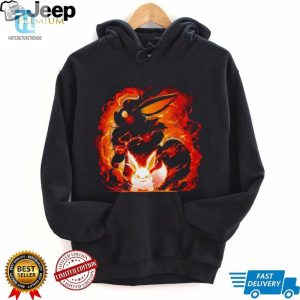 Pokemon Flareon Fox Fire Evolution Shirt hotcouturetrends 1 2