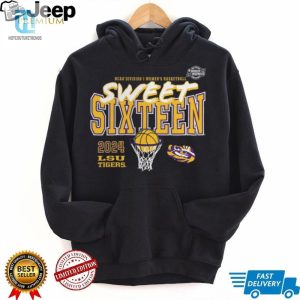 Lsu Tigers 2024 Ncaa Womens Basketball Tournament March Madness Sweet 16 Fast Break T Shirt hotcouturetrends 1 2