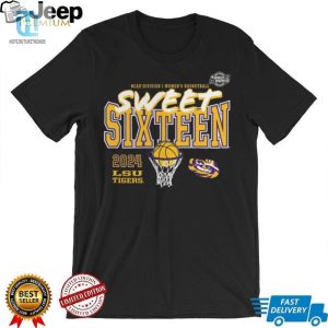 Lsu Tigers 2024 Ncaa Womens Basketball Tournament March Madness Sweet 16 Fast Break T Shirt hotcouturetrends 1 3