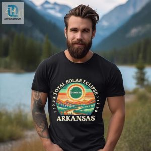 Total Solar Eclipse Arkansas 2024 Retro Shirt hotcouturetrends 1 1