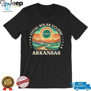 Total Solar Eclipse Arkansas 2024 Retro Shirt hotcouturetrends 1 3