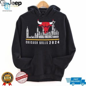 Chicago Bulls Player Names Skyline Chicago Bulls 2024 Shirt hotcouturetrends 1 2