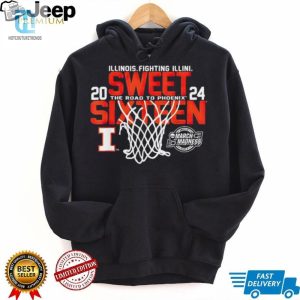 Illinois Fighting Illini Sweet 16 2024 March Madness Basketball Shirt hotcouturetrends 1 2