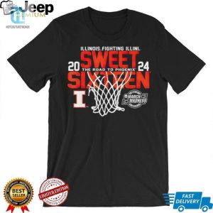 Illinois Fighting Illini Sweet 16 2024 March Madness Basketball Shirt hotcouturetrends 1 3