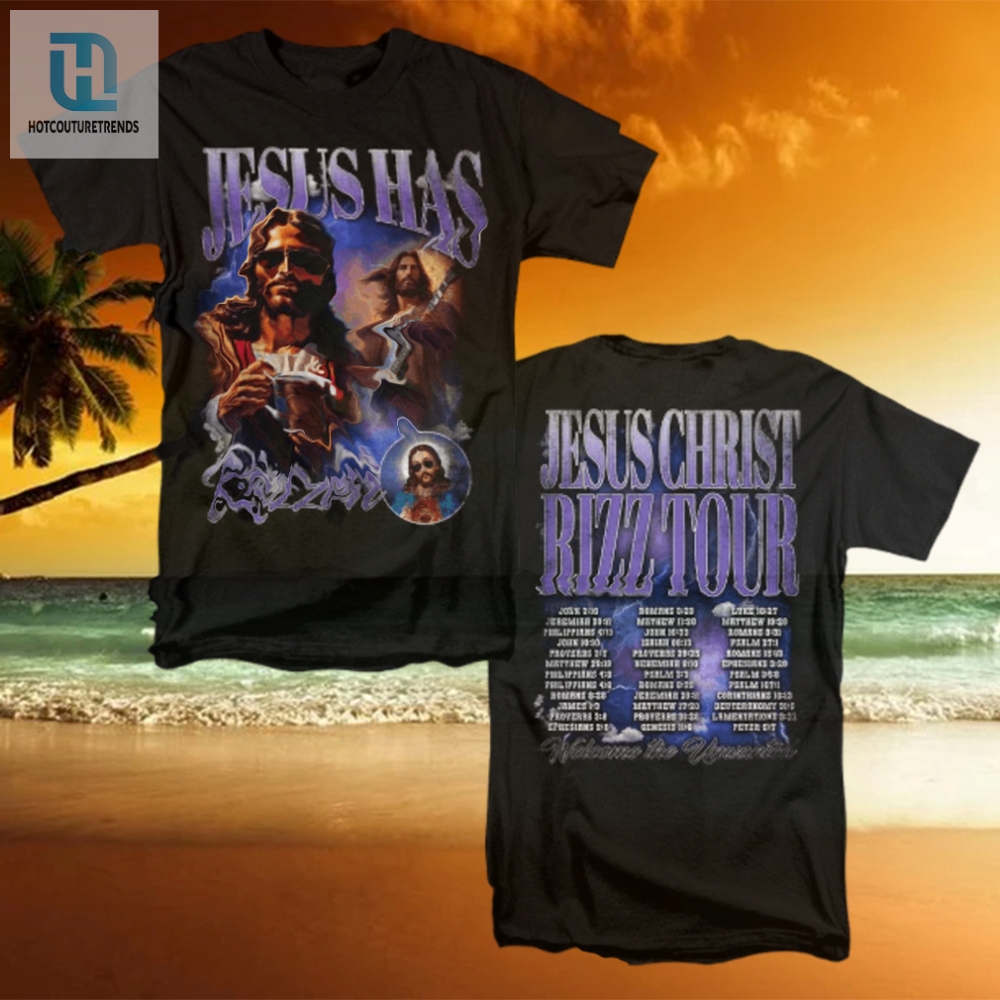 Casnafashion Jesus Rizz Tour Merch Edition Vintage 90S Shirt 