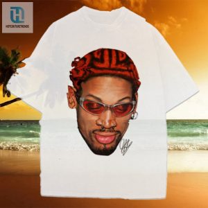 Casnafashion Dennis Rodman Zig Zag Red Hair Rodzilla Hollywood Shirt hotcouturetrends 1 1