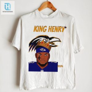 King Derrick Henry Baltimore Ravens Football 2024 Logo Shirt hotcouturetrends 1 2