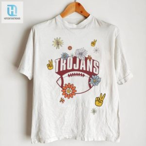 Usc Trojans Football All Over Floral Vintage Shirt hotcouturetrends 1 2