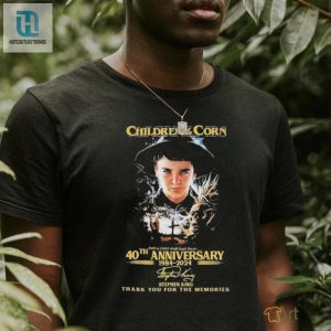 Children Of The Corn 40Th Anniversary 1984 2024 Signature Stephen King Thank You For The Memories T Shirt hotcouturetrends 1 1