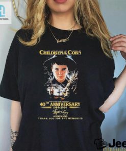 Children Of The Corn 40Th Anniversary 1984 2024 Signature Stephen King Thank You For The Memories T Shirt hotcouturetrends 1 3