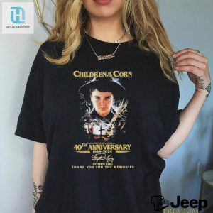 Children Of The Corn 40Th Anniversary 1984 2024 Signature Stephen King Thank You For The Memories T Shirt hotcouturetrends 1 3