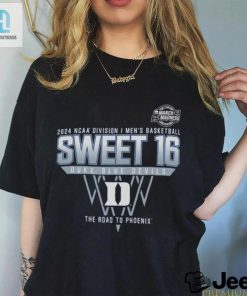Duke Blue Devils Sweet 16 Di Mens Basketball 2024 The Road To Phoenix Shirt hotcouturetrends 1 3