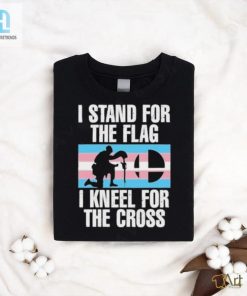 Stu The Announcer I Stand For The Flag I Kneel For The Cross Trans Rights Shirt hotcouturetrends 1 2