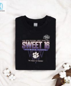 Clemson Tigers Sweet 16 Di Mens Basketball 2024 The Road To Phoenix Shirt hotcouturetrends 1 2