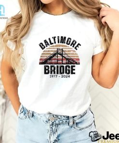 Baltimore Bridge Collapse Stay Strong Francis Scott Key 1977 2024 Vintage Shirt hotcouturetrends 1 3