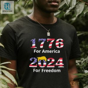 1776 For America 2024 For Freedom American Flag Shirt hotcouturetrends 1 2