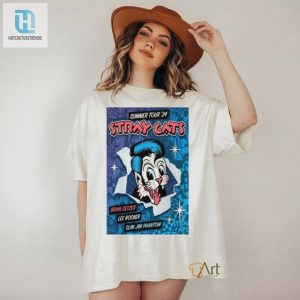 Stray Cat Band Summer 2024 Tour Poster Shirt hotcouturetrends 1 3