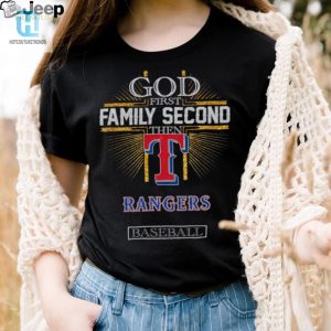 God First Family Second Then Rangers Basketball Shirt hotcouturetrends 1 2