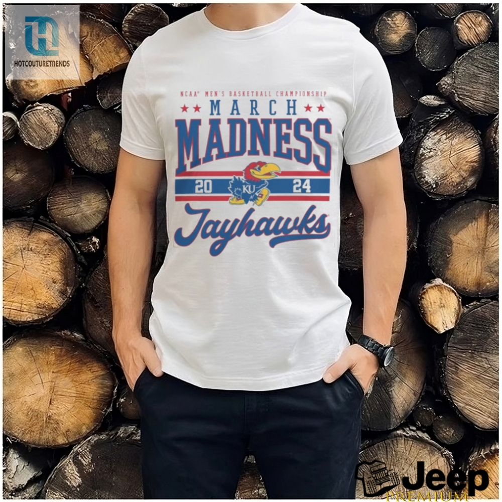 Fanatics Branded Kansas Jayhawks 2024 Ncaa Mens Basketball Tournament March Madness T Shirt 