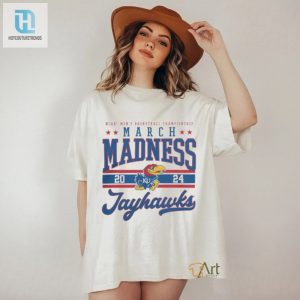 Fanatics Branded Kansas Jayhawks 2024 Ncaa Mens Basketball Tournament March Madness T Shirt hotcouturetrends 1 3