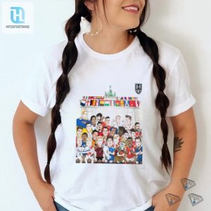 Euro 2024 All Team In Cartoon Style The Field Is Complete Unisex T Shirt hotcouturetrends 1 2