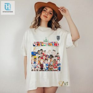 Euro 2024 All Team In Cartoon Style The Field Is Complete Unisex T Shirt hotcouturetrends 1 3