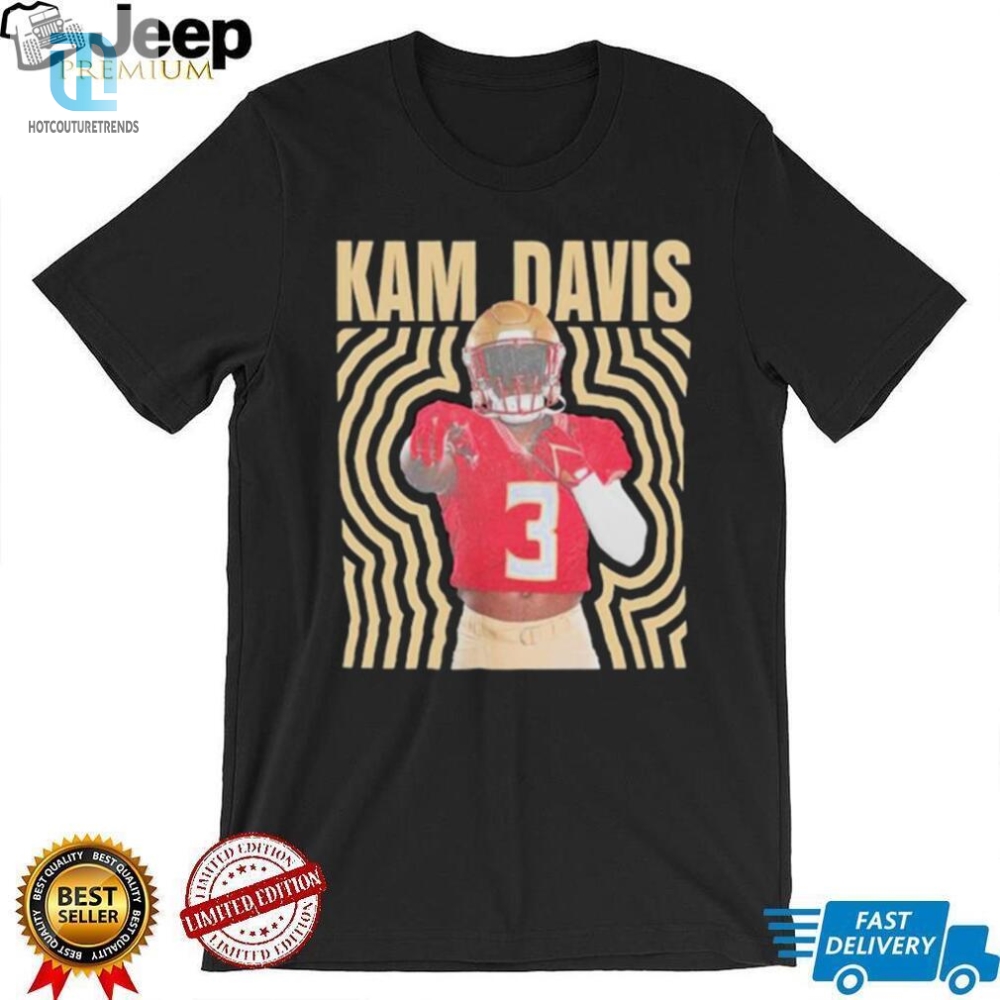 Kam Davis Florida State Seminoles Football Player Shirt 