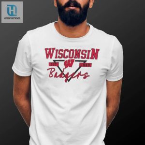 Wisconsin Badgers Fanatics Branded Womens Triangle Origin T Shirt hotcouturetrends 1 3