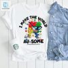 Autism Dabbing I Make The World Ausome Puzzle Piece Shirt hotcouturetrends 1