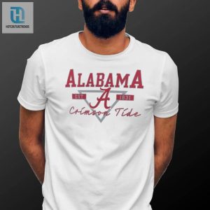 Alabama Crimson Tide Fanatics Branded Triangle Origin T Shirt hotcouturetrends 1 3