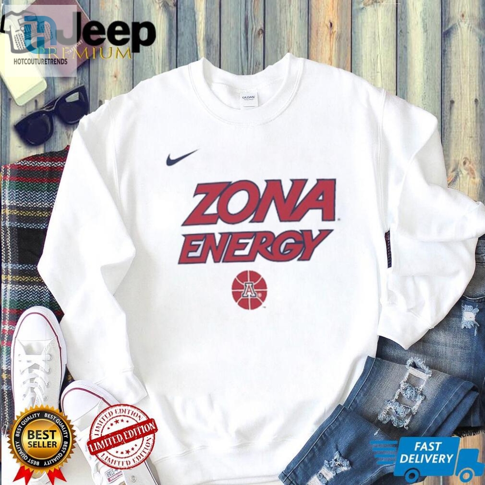Arizona Wildcats Nike Youth 2024 On Court Bench Energy T Shirt 