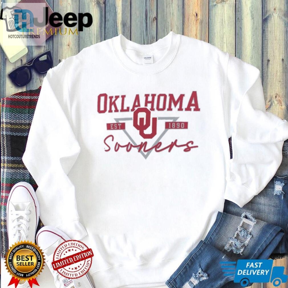 Oklahoma Sooners Fanatics Branded Triangle Origin T Shirt 