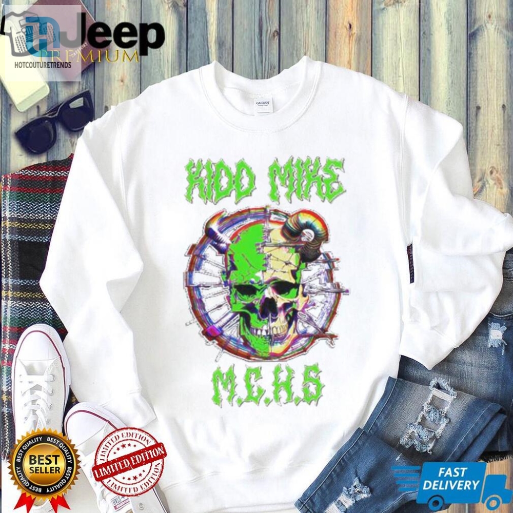 Kidd Mike Mchs Green Skull Shirt 