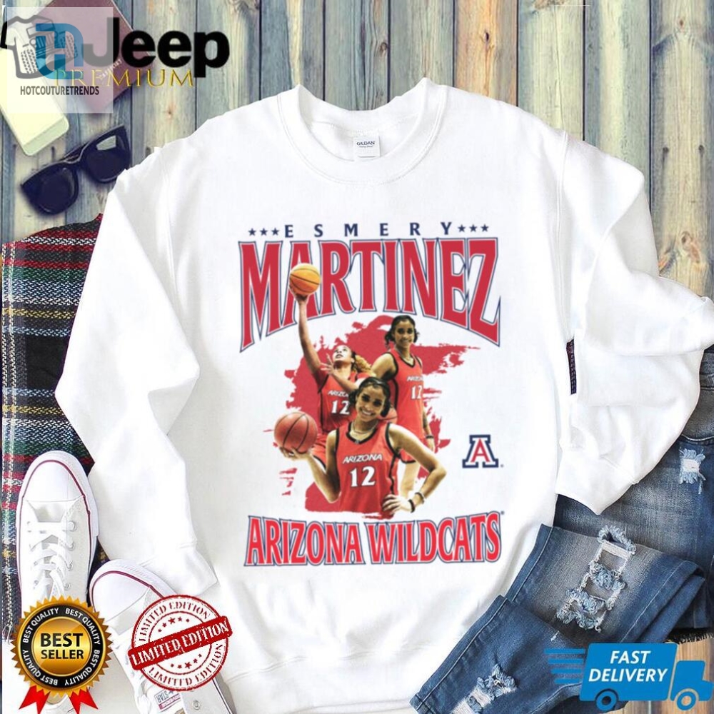 Arizona Ncaa Womens Basketball Esmery Martinez Official 2023 2024 Post Season Shirt 