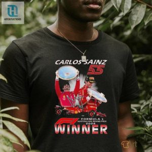 Carlos Sainz 55 Formula 1 Australian Grand Prix 2024 Winner T Shirt hotcouturetrends 1 7