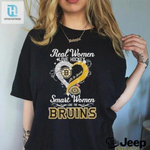 Real Women Love Hockey Smart Women Love The Boston Bruins Lets Go Bruins 2024 Shirt hotcouturetrends 1 2