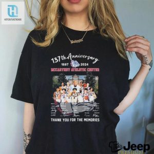 Official Gonzaga Bulldogs 137Th Anniversary 1887 2024 Mccarthey Athletic Center Thank You For The Memories Signatures Shirt hotcouturetrends 1 2