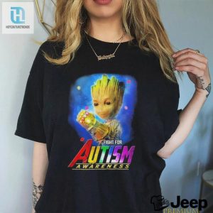 Baby Groot Fight For Autism Awareness 2024 Shirt hotcouturetrends 1 2