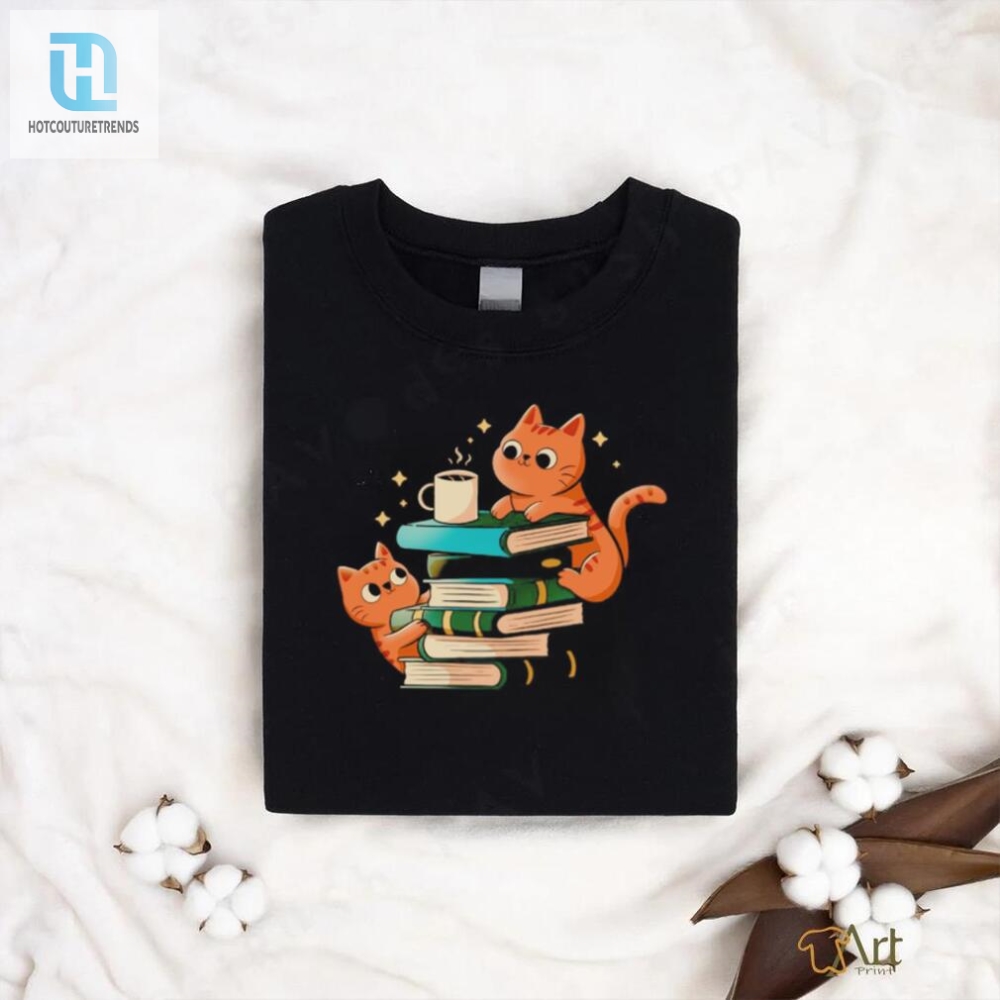 Cats Books And Coffee Shirt 