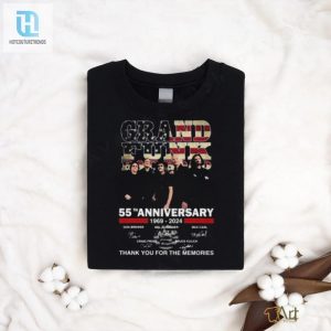 Grand Funk Railroad 55Th Anniversary 1969 2024 Thank You For The Memories T Shirt hotcouturetrends 1 1