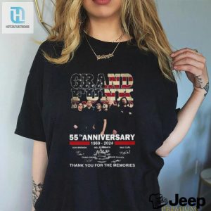 Grand Funk Railroad 55Th Anniversary 1969 2024 Thank You For The Memories T Shirt hotcouturetrends 1 2