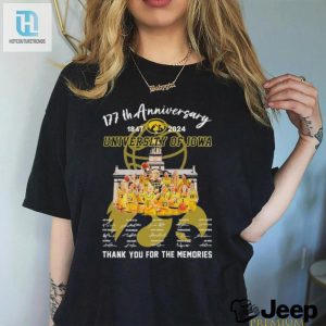 Iowa Hawkeyes 177Th Anniversary 1847 2024 University Of Iowa Thank You For The Memories Signatures Shirt hotcouturetrends 1 2