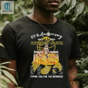 Iowa Hawkeyes 177Th Anniversary 1847 2024 University Of Iowa Thank You For The Memories Signatures Shirt hotcouturetrends 1 3