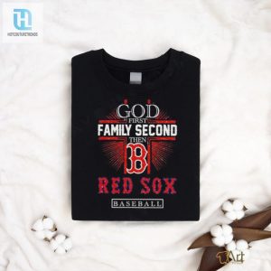 God First Family Second Then Red Sox Baseball Glitter Shirt hotcouturetrends 1 1