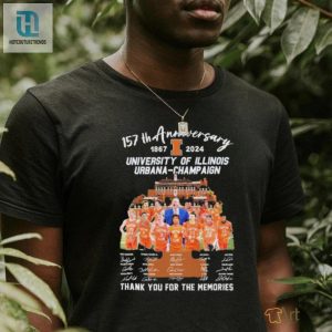 Official 157 Th Anniversary 1867 2024 Illinois Fighting Illini University Of Illinois Urbana Champaign Thank You For The Memories Shirt hotcouturetrends 1 3