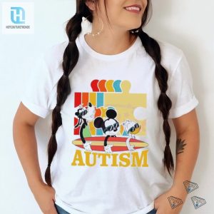 Funny Mickey Donald Goofy Autism Shirt hotcouturetrends 1 2