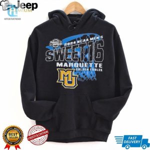 Official 2024 Ncaa Mens Sweet 16 Marquette Golden Eagles Shirt hotcouturetrends 1 2