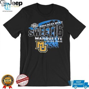 Official 2024 Ncaa Mens Sweet 16 Marquette Golden Eagles Shirt hotcouturetrends 1 3